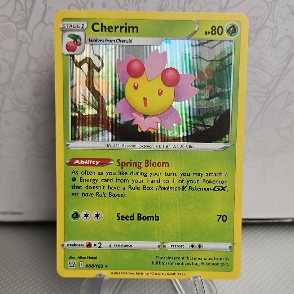 Cherrim 008/163 Pokemon TCG Holo Rare